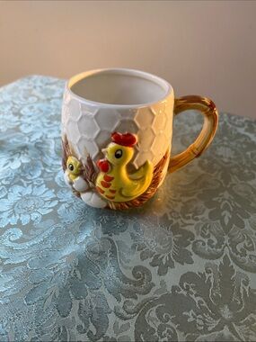 Vintage 1976 Sears Chicken Little Mug - Hatching Chick/Hen
